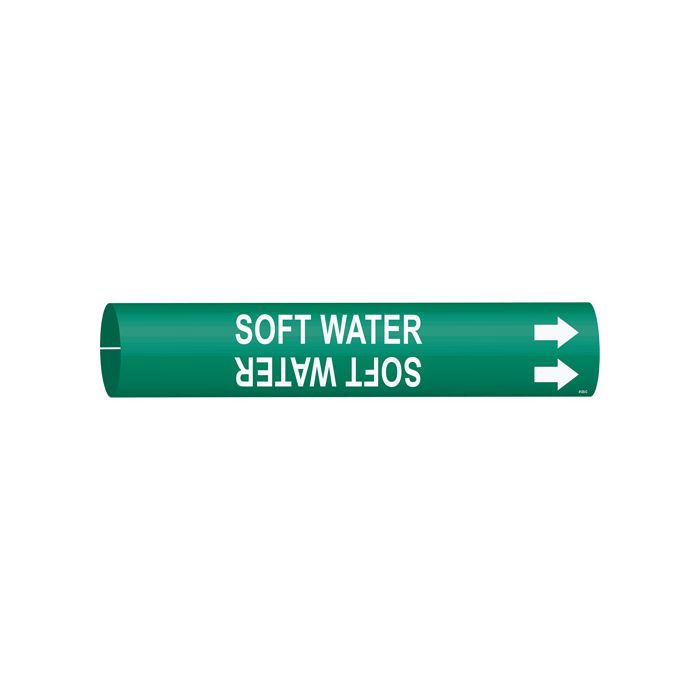 "Soft Water" Pipe Marker