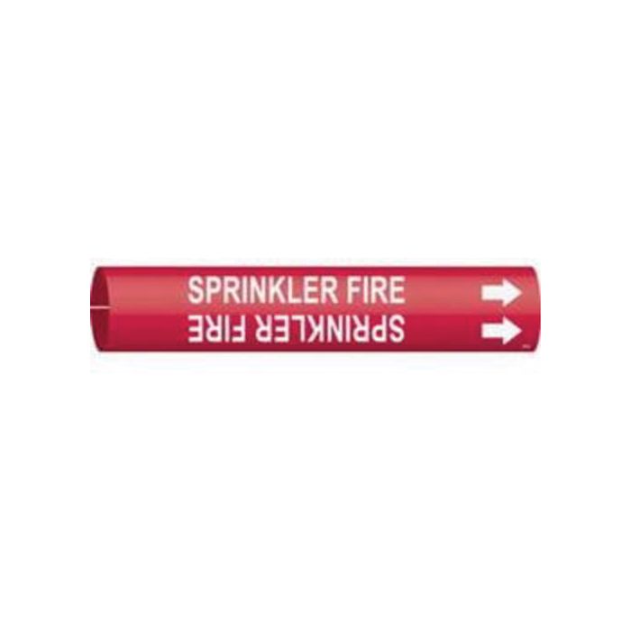 "Sprinkler Fire" Pipe Marker