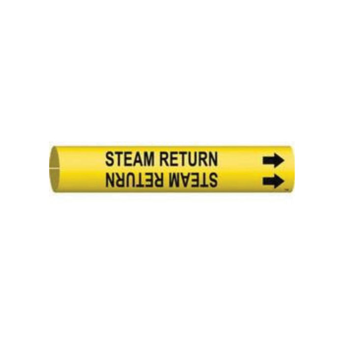 "Steam Return" Pipe Marker