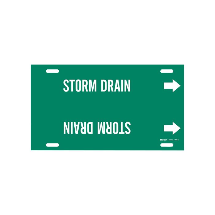 "Storm Drain" Pipe Marker