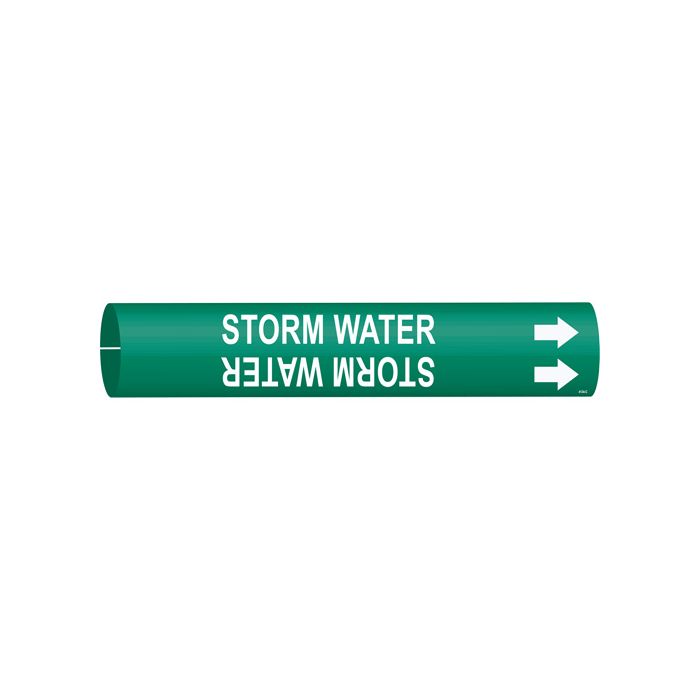 "Storm Water" Pipe Marker