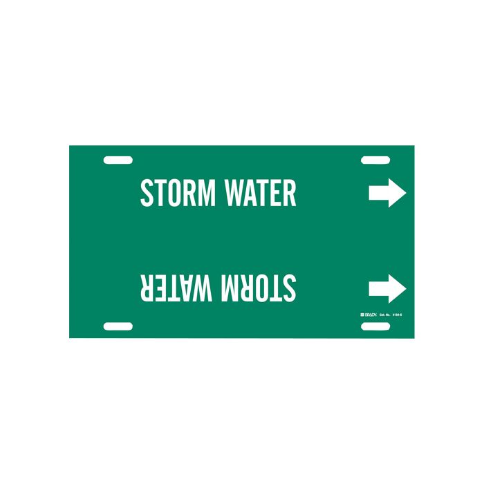 "Storm Water" Pipe Marker