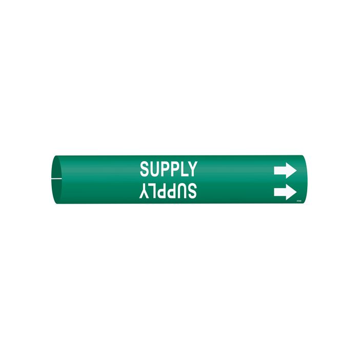"Supply" Pipe Marker