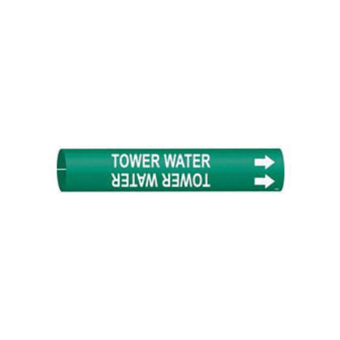 "Tower Water" Pipe Marker