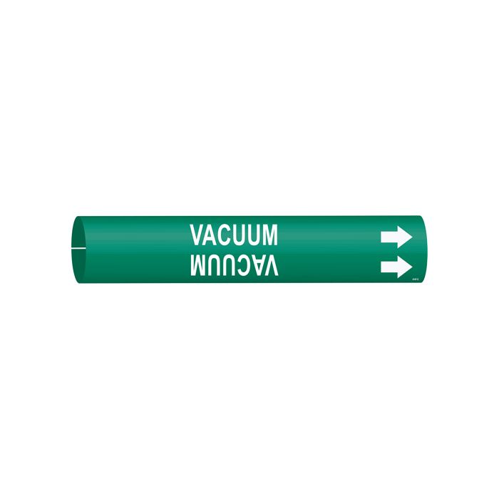"Vacuum" Pipe Marker