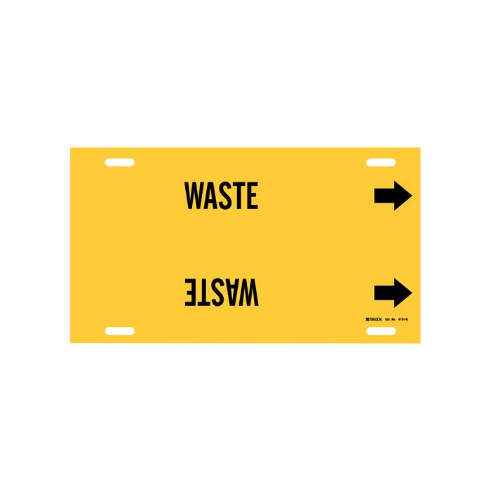 "Waste" Pipe Marker