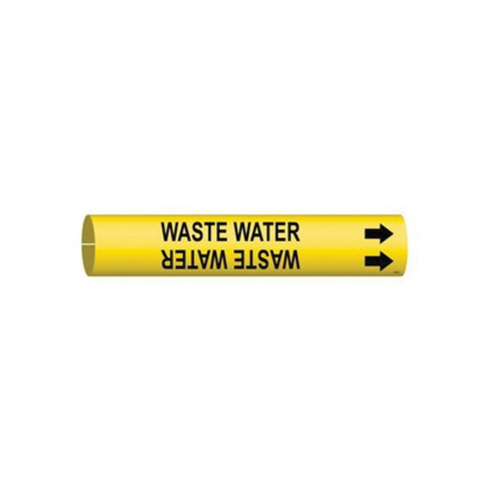 "Waste Water" Pipe Marker
