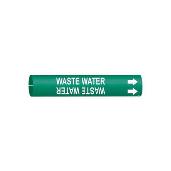 "Waste Water" Pipe Marker