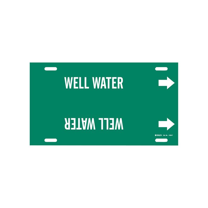 "Well Water" Pipe Marker
