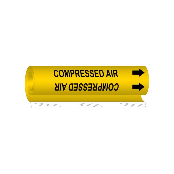 "Compressed Air" Pipe Marker