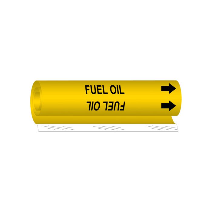 "Fuel Oil" Pipe Marker