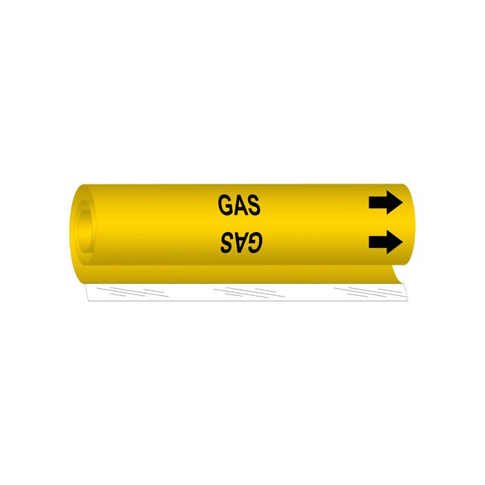 "Gas" Pipe Marker
