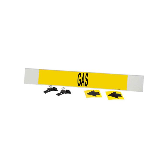 "Gas" Pipe Marker