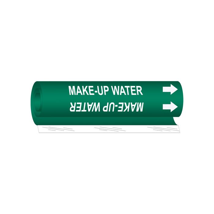 "Make-Up Water" Pipe Marker