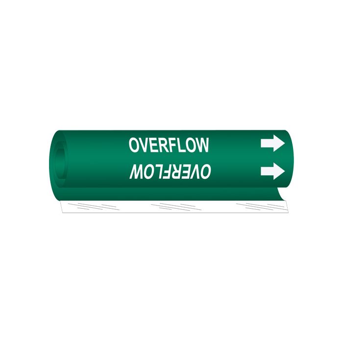 "Overflow" Pipe Marker