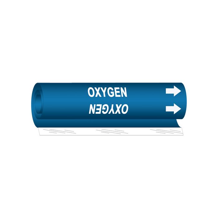 "Oxygen" Pipe Marker
