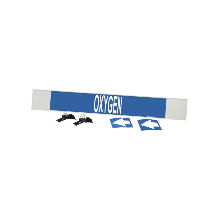 "Oxygen" Pipe Marker