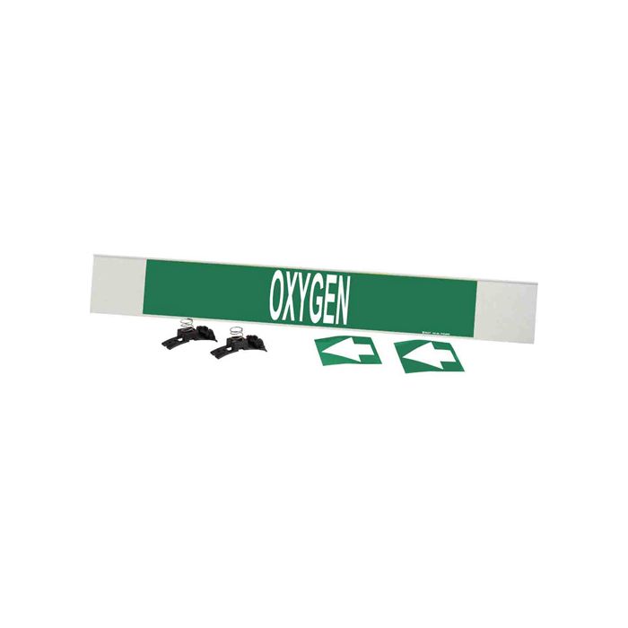 "Oxygen" Pipe Marker