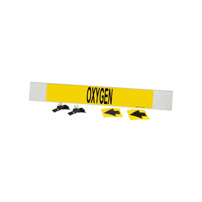 "Oxygen" Pipe Marker