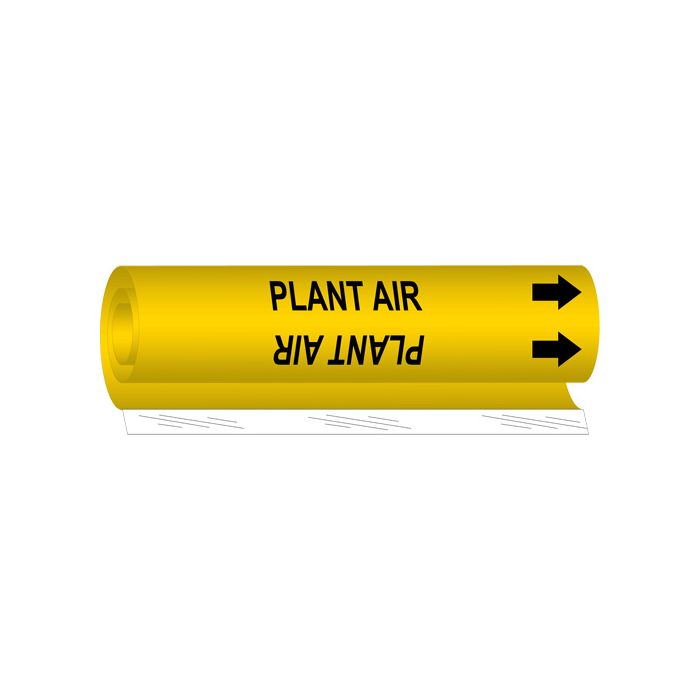 "Plant Air" Pipe Marker