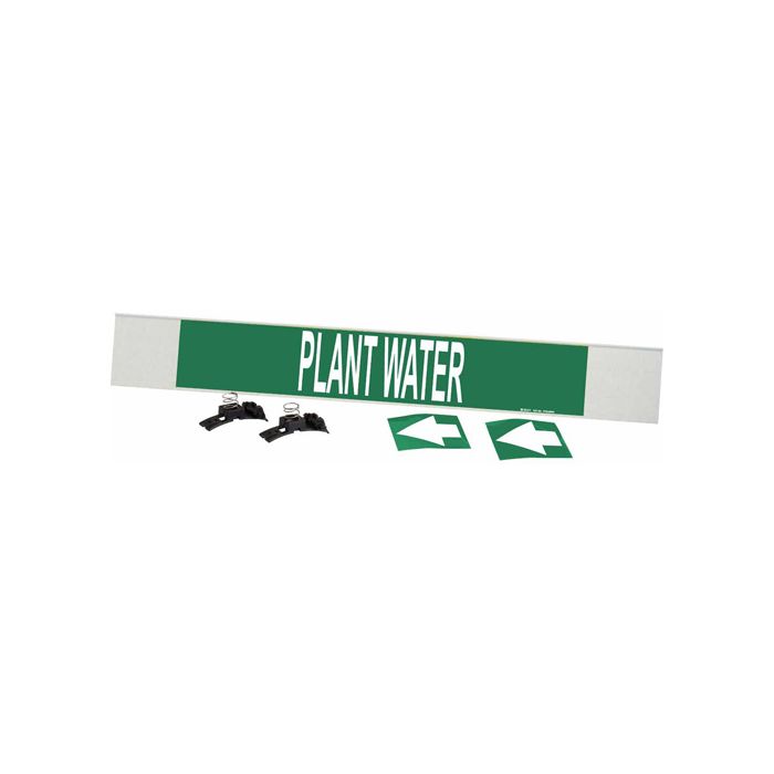 "Plant Water" Pipe Marker