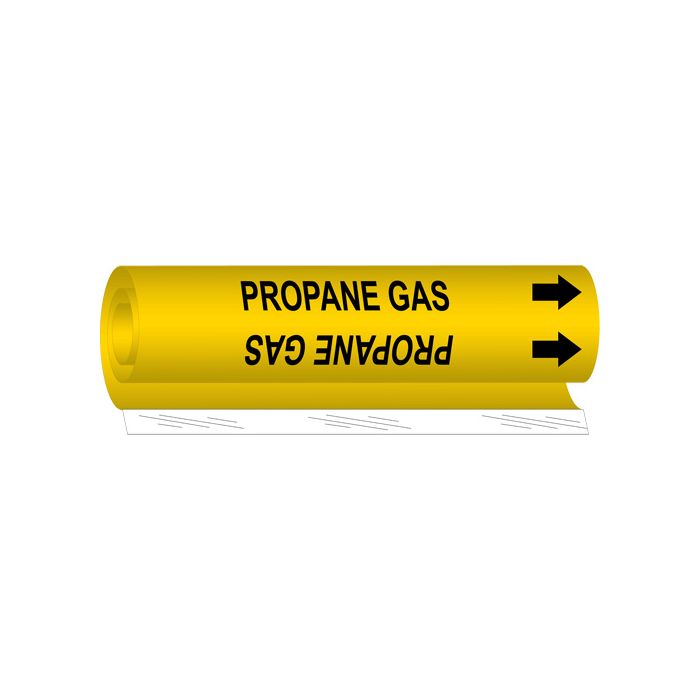 "Propane Gas" Pipe Marker
