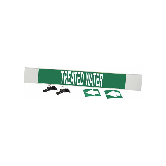 "Treated Water" Pipe Marker