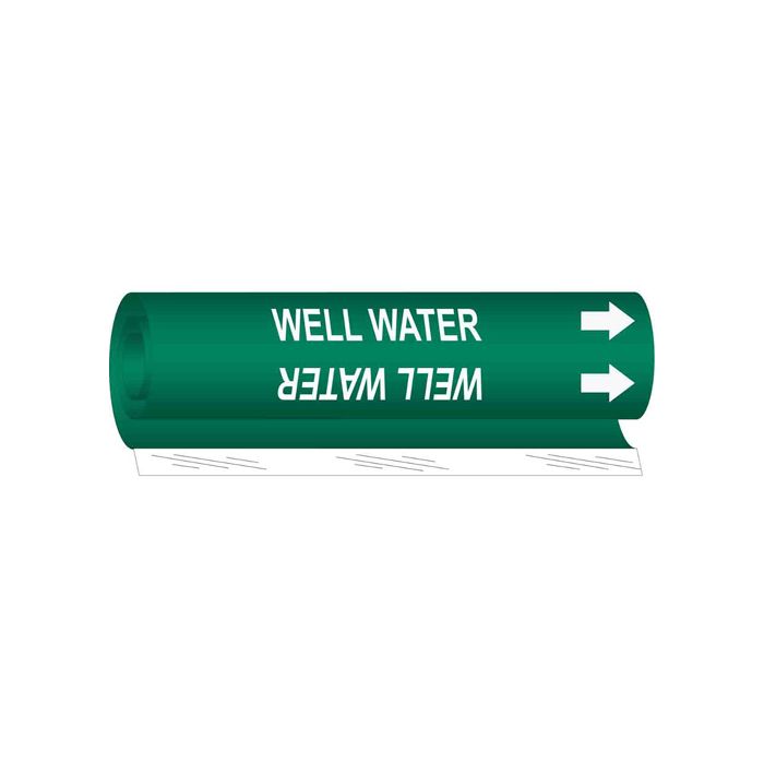 "Well Water" Pipe Marker