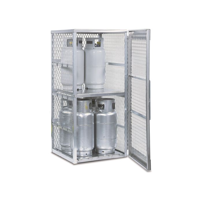 Aluminum LPG Cylinder Locker Storage