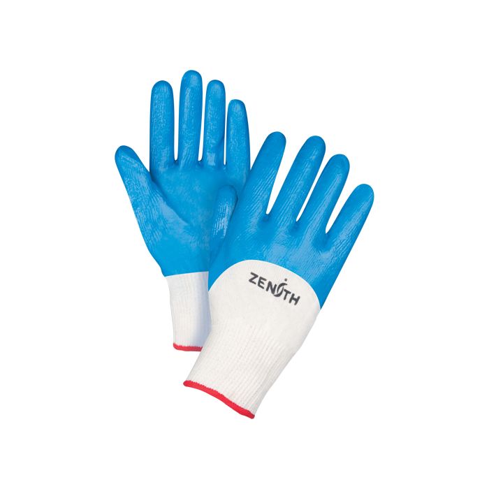Seamless-Knit Medium-Weight Coated Gloves