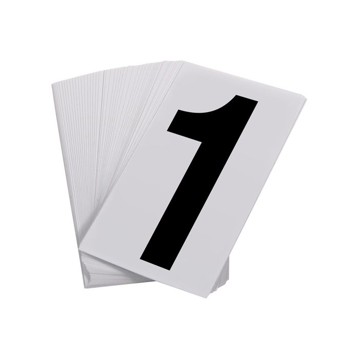 Pressure Sensitive Numbering