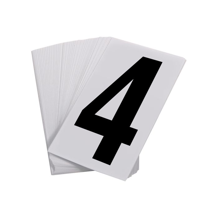 Pressure Sensitive Numbering