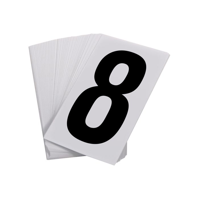 Pressure Sensitive Numbering