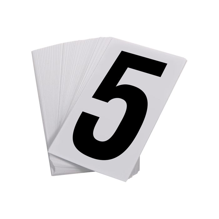 Pressure Sensitive Numbering
