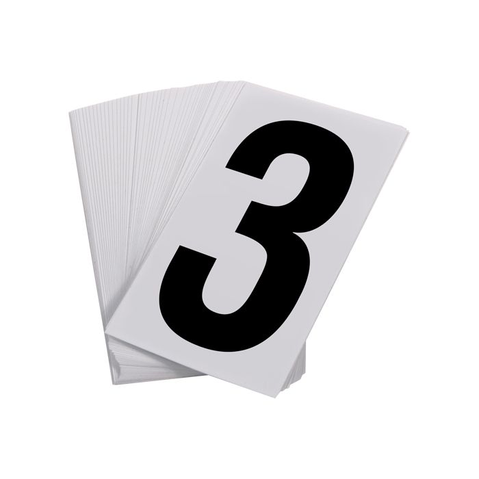 Pressure Sensitive Numbering