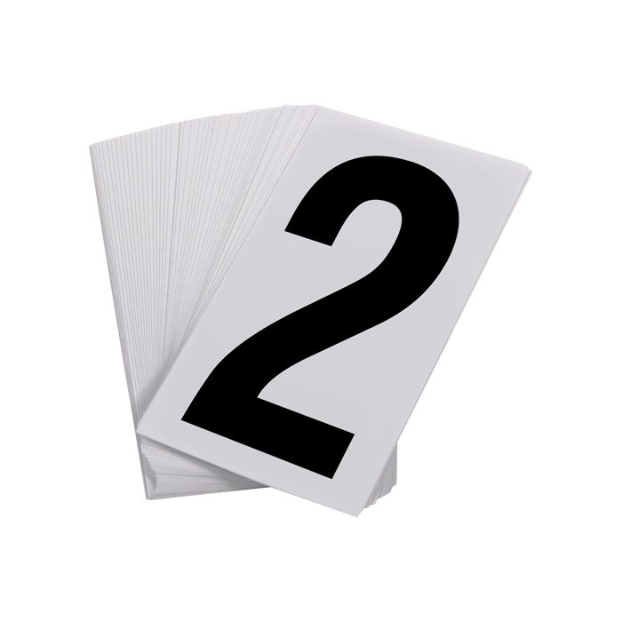 Pressure Sensitive Numbering