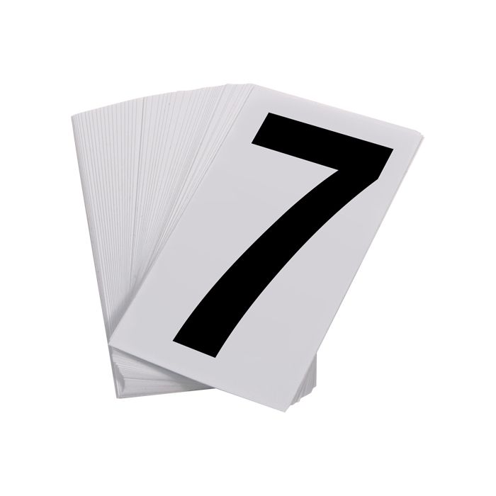 Pressure Sensitive Numbering