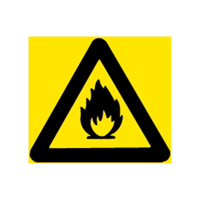 Right-to-Know Inflammable Pictogram Labels