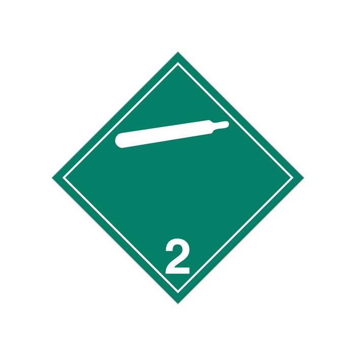 Non-Flammable & Non-Toxic Gases TDG Placard