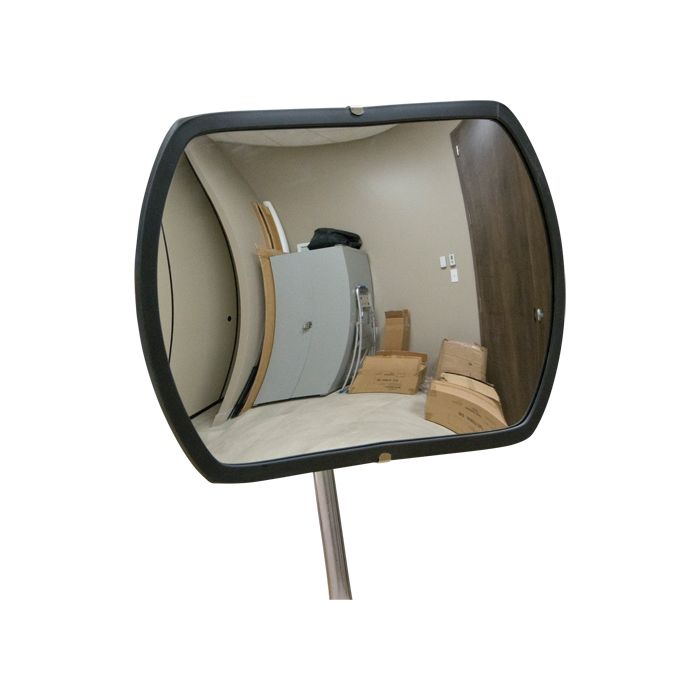 Roundtangular Convex Mirror with Telescopic Arm