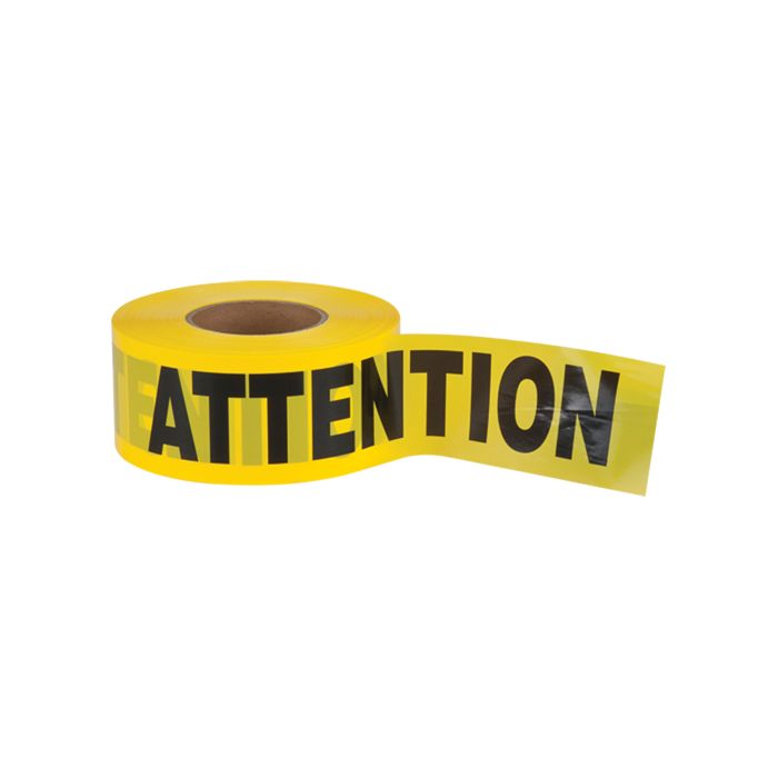 "Attention" Barricade Tape