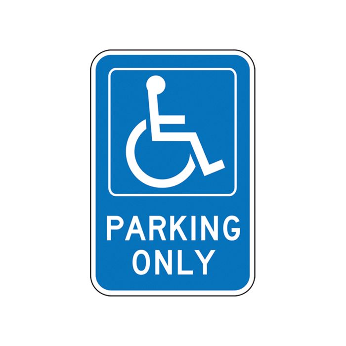 Handicapped Designated Parking Sign