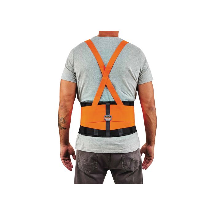 ProFlex 100HV Economy Spandex Hi-Vis Back Support Brace