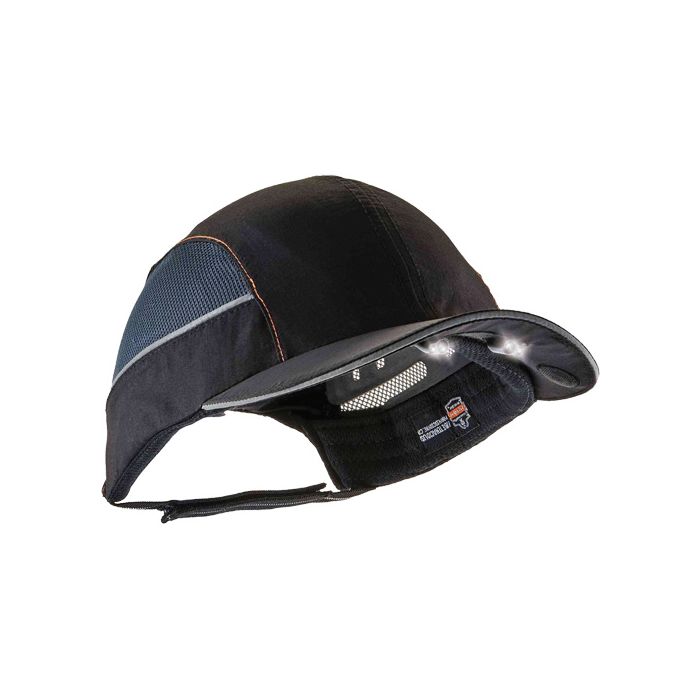 Skullerz® 8960 Short Brim Bump Cap with LED Lighting