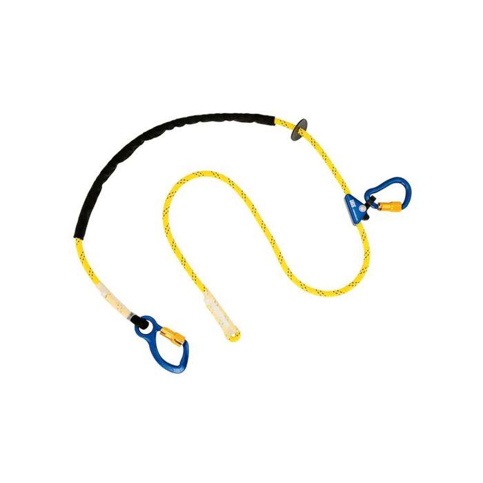 Pole Climber's Adjustable Rope Lanyard