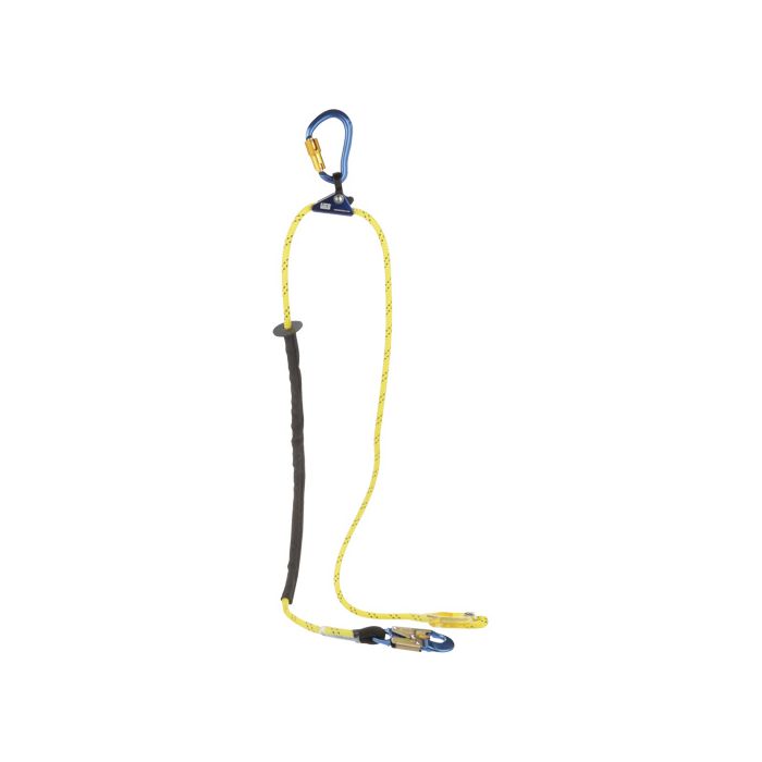 Pole Climber's Adjustable Rope Positioning Lanyard