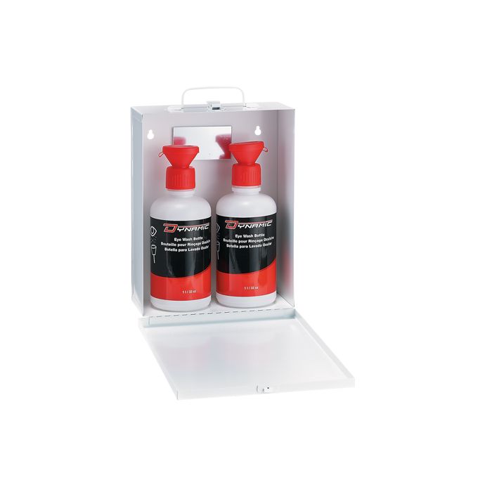 Dynamic™ Eyewash Station with Empty Bottles