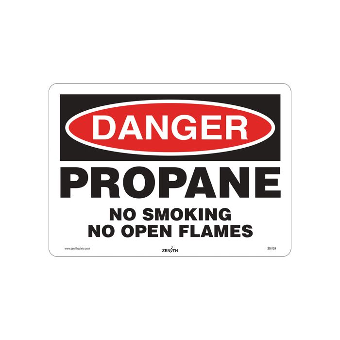 Danger Propane Safety Sign