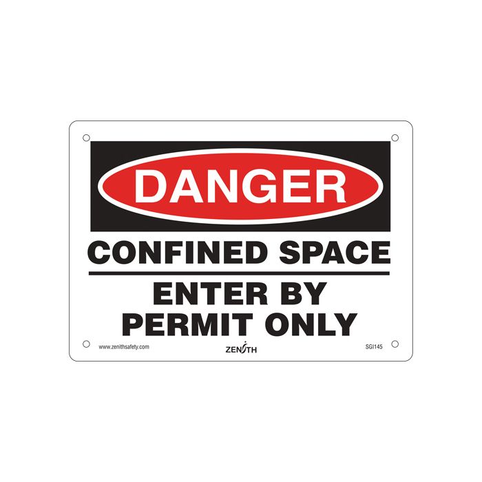 "Confined Space" Sign