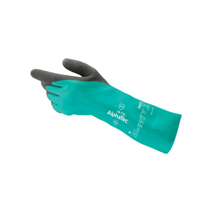AlphaTec® 58-735 Chemical & Cut-Resistant Gloves